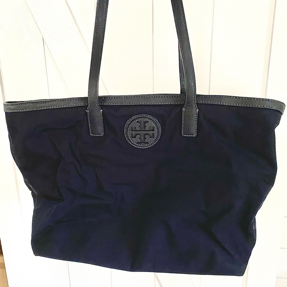Tory Burch Canvas Tote - Navy